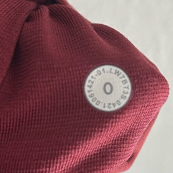 Lululemon Align Bike Short 6" Chianti Wine Red Sz 0 - Picture 5 of 5